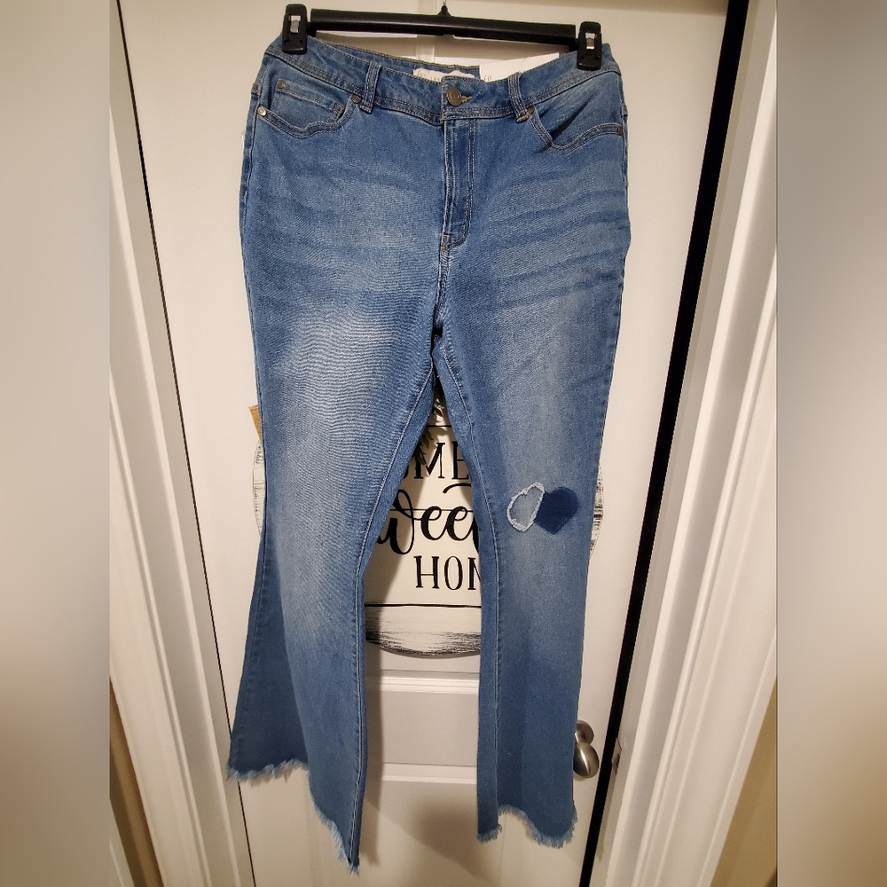 EST. 1946 Denim hi-rise flare Size 10